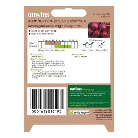 Unwins Beetroot Boston Vegetable
