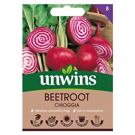 Unwins Beetroot Chioggia Seeds