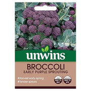 Unwins Broccoli Sprouting Early Purple Sprouting
