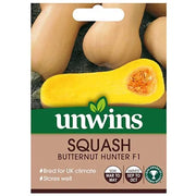 Unwins Butternut Squash Hunter F1 Seeds
