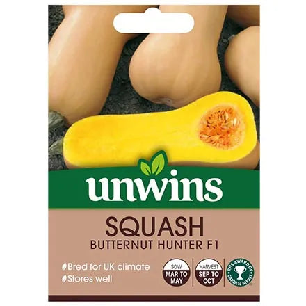 Unwins Butternut Squash Hunter F1 Seeds