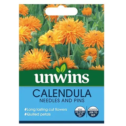 Unwins Calendula Needles And Pins Seeds