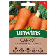 Unwins Carrot Chantenay Red Cored 2 Seeds