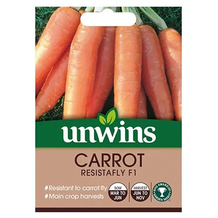 Unwins Carrot Resistafly F1 Seeds