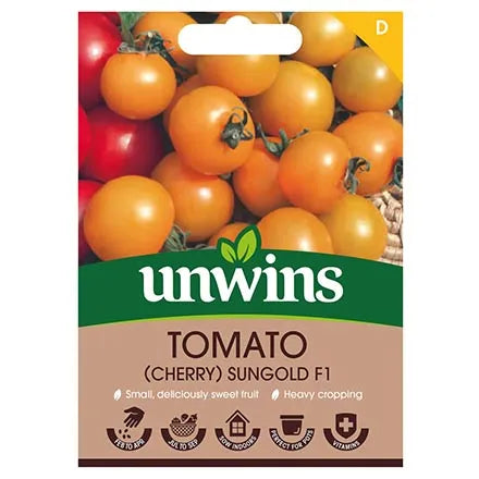 Unwins Cherry Tomato Sungold F1 Seeds