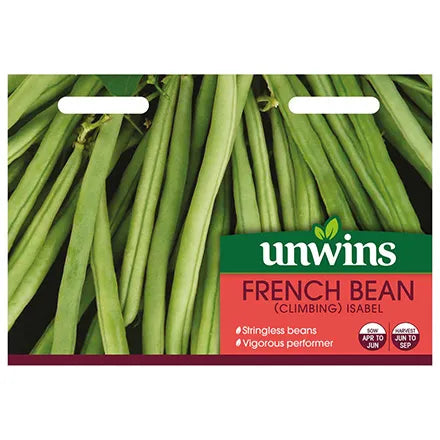 Unwins Climbing French Bean Isabel Seeds