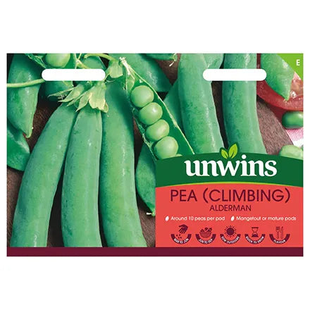 Unwins Climbing Pea Alderman Seeds