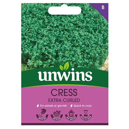 Unwins Cress Extra Curled Seeds