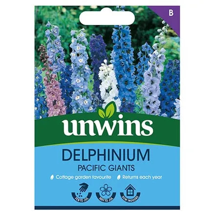 Unwins Delphinium Pacific Giants Seeds