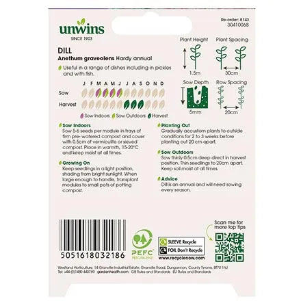 Unwins Dill Seeds