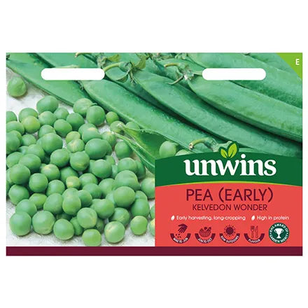 Unwins Early Pea Kelvedon Wonder Seeds