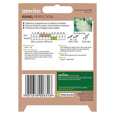 Unwins Fennel Perfection Seeds