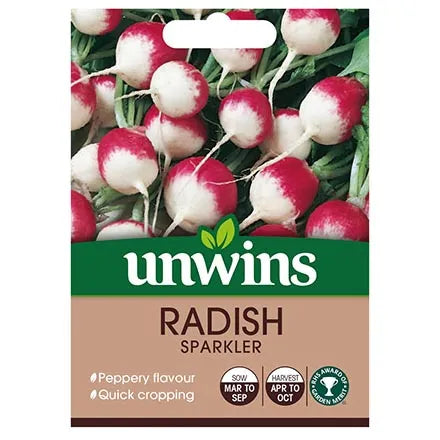 Unwins Globe Radish Sparkler Seeds
