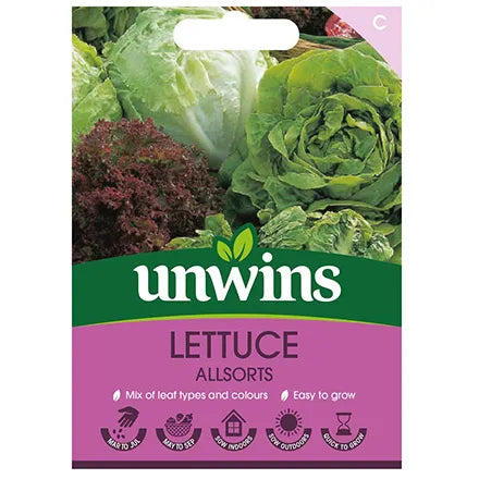 Unwins Lettuce Allsorts Seeds
