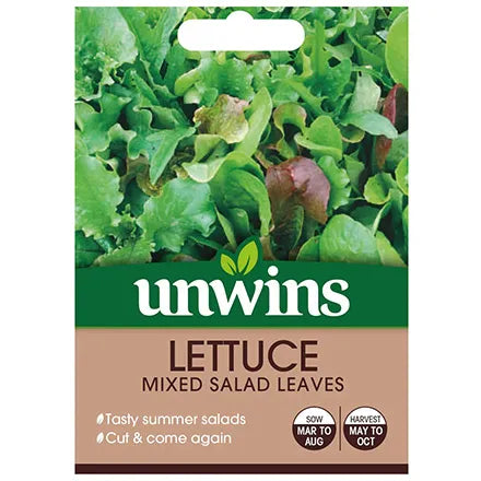 Unwins Lettuce Leaves Mixed Salad Leaves Seeds