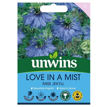 Unwins Love In A Mist Miss Jekyll Seeds