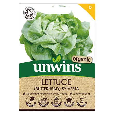 Unwins Organic Butterhead Lettuce Sylvesta Seeds