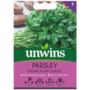 Unwins Parsley Italian Plain Leaved Seeds