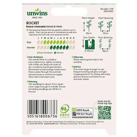 Unwins Rocket Seeds