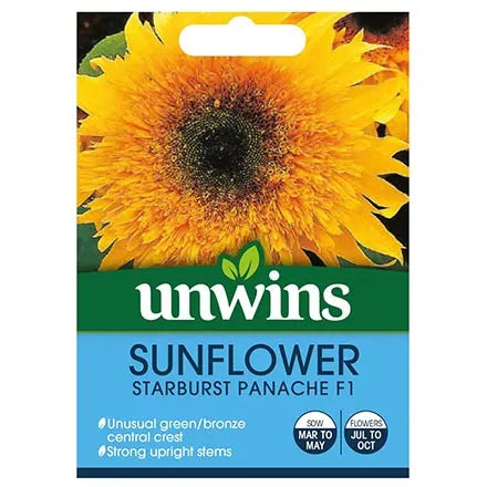Unwins Sunflower Starburst Panache F1 Seeds