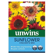 Unwins Sunflower Vincent's Mix Seeds