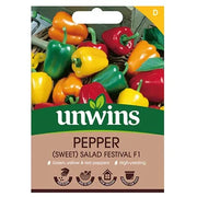 Unwins Sweet Pepper Salad Festival F1 Seeds