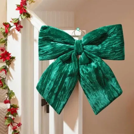 Velvet Bow Emerald 44cm