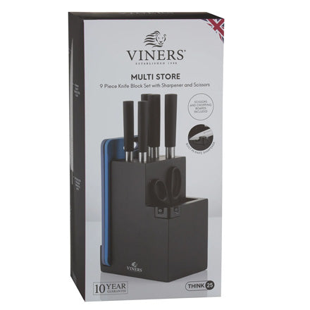 Viners 9 piece Knife Block Set