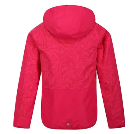 Regatta Kids' Volcanics VII Reflective Waterproof Pink Potion