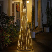 2.1m Christmas Twinkle Tree With White/Warm White Lights