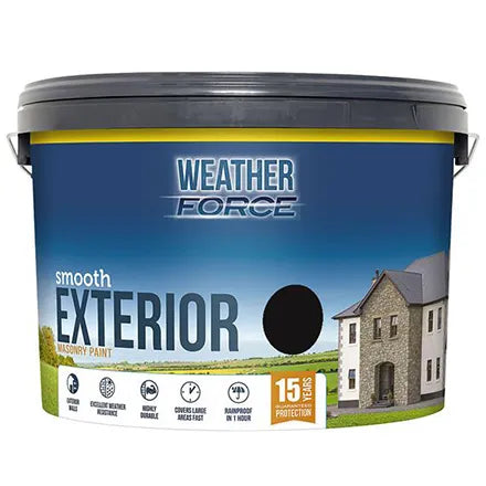 Weather Force Smooth Exterior Black 10L