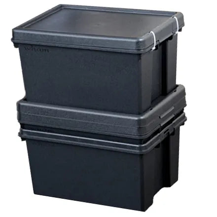 Wham Bam Heavy Duty Box & Lid-Black-Upcycled