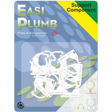 EP 5pk 3/4" White Hinged Pipe Clips