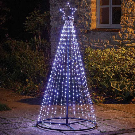 2.1m Christmas Twinkle Tree With White/Warm White Lights