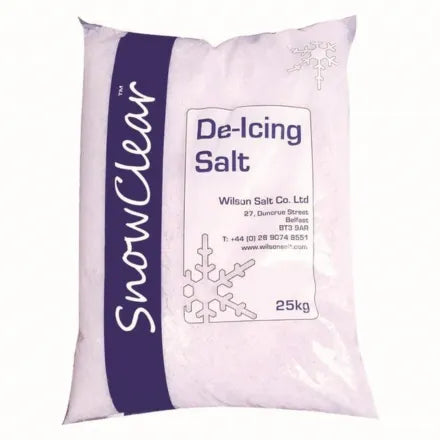 WilsonSalt De-Icing White Salt 25KG