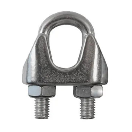 Wire Rope Grip (3mm 1/8" BZP, 4 Pack)