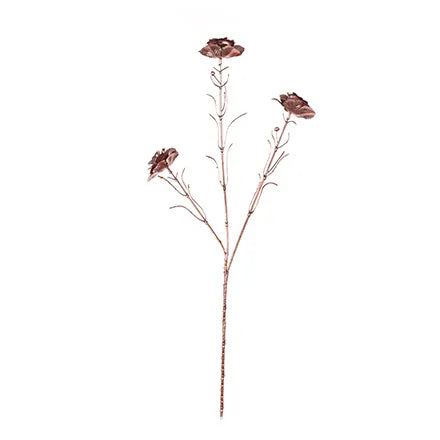 Delicate Rose Gold Leaf Stem 87cm