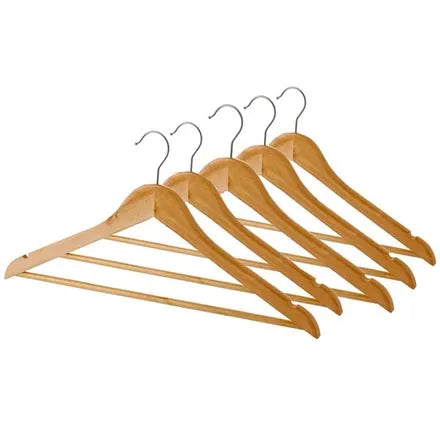 Wooden Hangers Set of 5