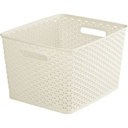 Curver MyStyle Large Basket Antique White