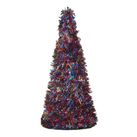 X-Bling Silver Bauble Cone 60cm