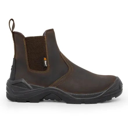 Xpert Defiant S3 Safety Dealer Boots Brown 11 UK (EU 46)