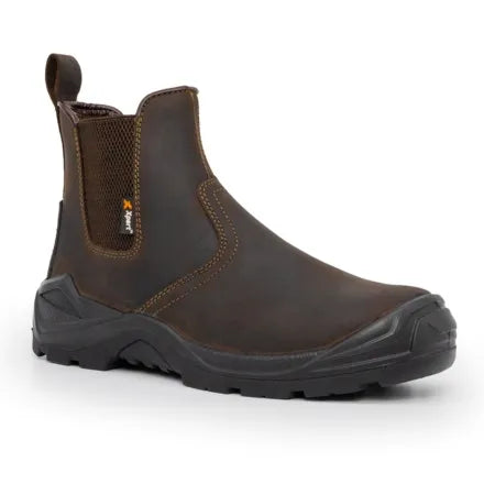 Xpert Defiant S3 Safety Dealer Boots Brown 11 UK (EU 46)