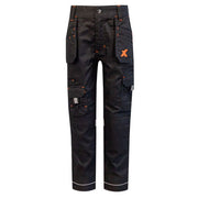 Xpert Pro Junior Stretch Work Trousers Black