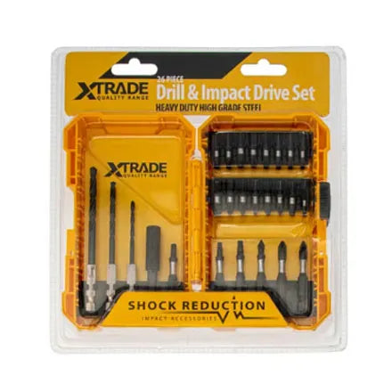 XTrade Impact Drill and Drive Bit Set