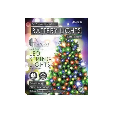 360L LED Multi-Coloured Multi-Function Battery Lights