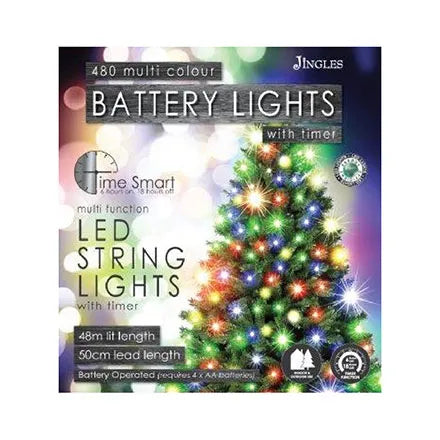 480L Multi-Coloured Multi-Functional LED Battery Lights