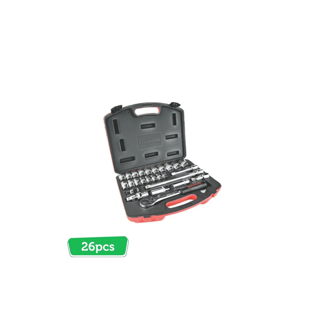 Socket Set Benman 16pcs 1/4 Dr. 16pcs 1/4 Dr. 