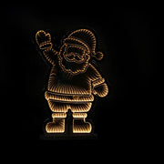Outdoor Infinity Light Santa 74cm