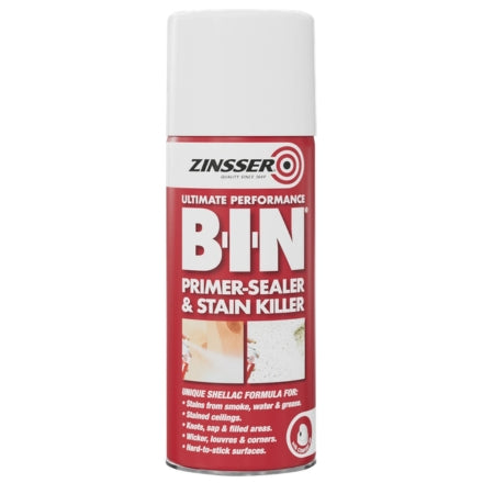 Zinsser Bin Primer Sealer Spray 390ml
