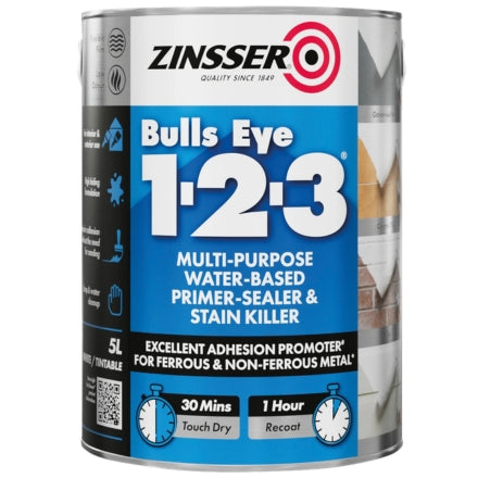 Zinsser Bulls Eye 123 Primer Seal 5ltr